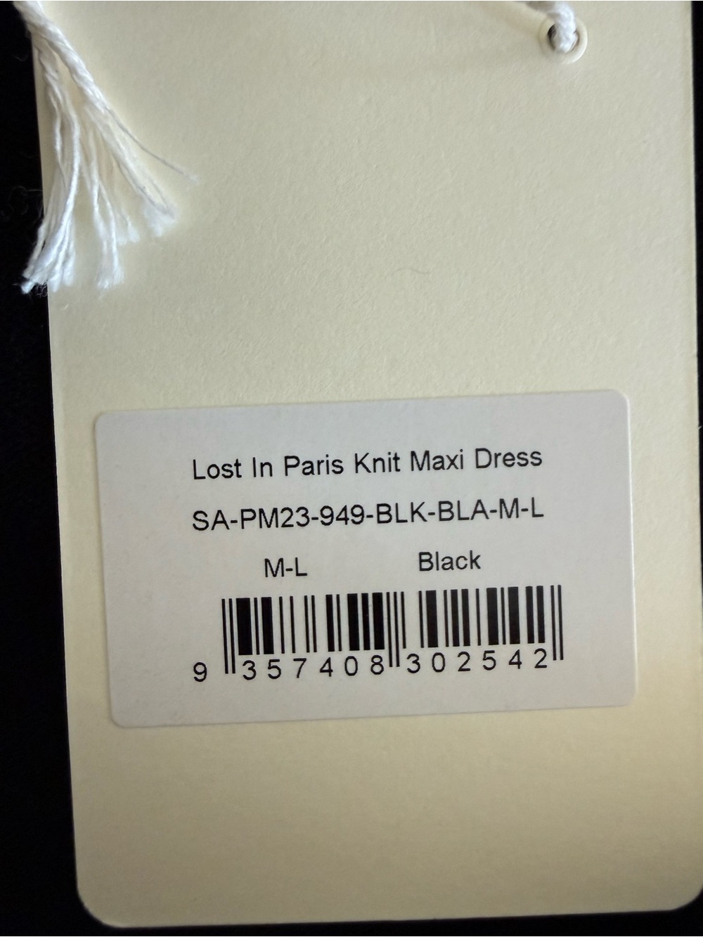 PEPPERMAYO Lost In Paris Knit Maxi Dress - New - Size M/L - Picture 7 of 9